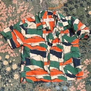 Zara Kids Multicolor Geometric Shirt